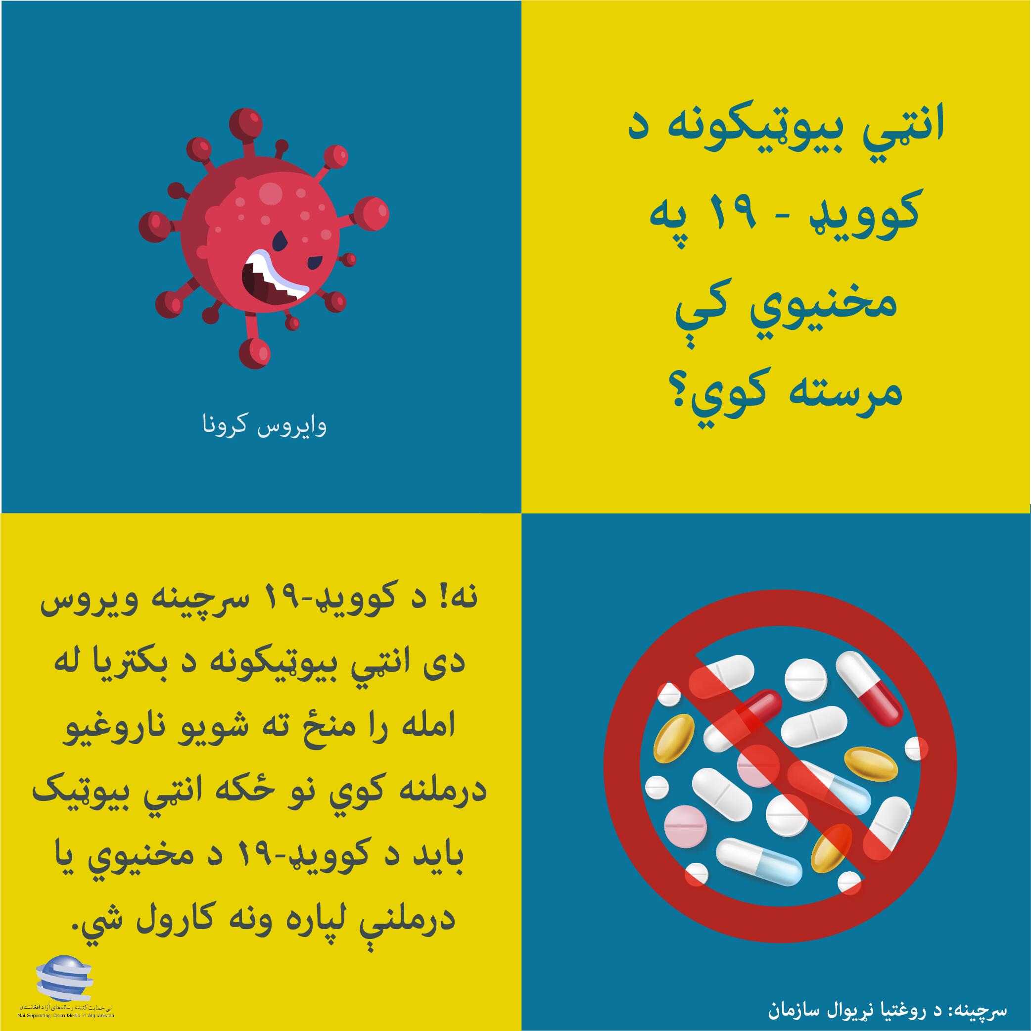 انټی بیوټیکونه د کووید -۱۹ په مخنیوي کی مرسته کوي؟